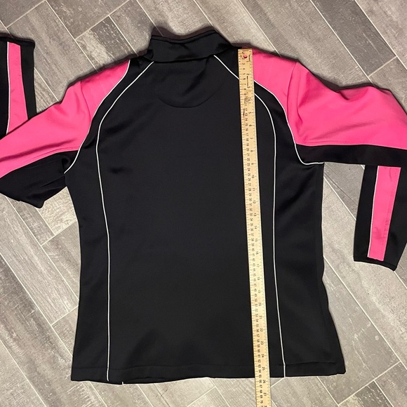 Black and Pink Athletic Jacket - Picture 2 of 4